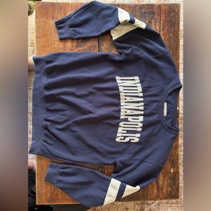 Vintage Women's Navy Crewneck Sweatshirt